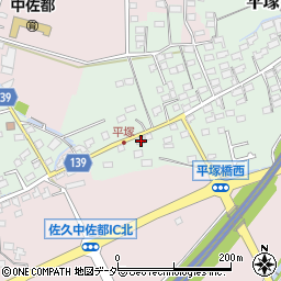 長野県佐久市平塚150周辺の地図