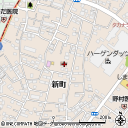 新町南コミュニティーセンター周辺の地図