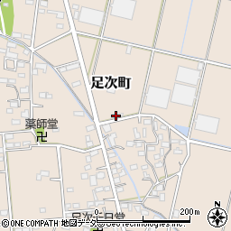 群馬県館林市足次町553周辺の地図