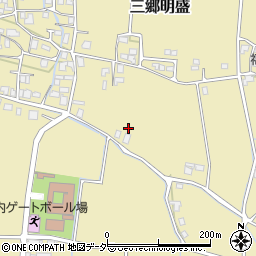 長野県安曇野市三郷明盛4273-2周辺の地図