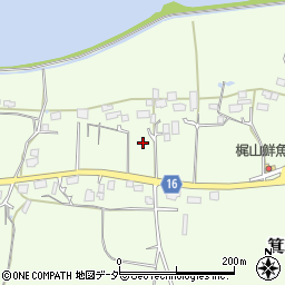 茨城県鉾田市箕輪周辺の地図