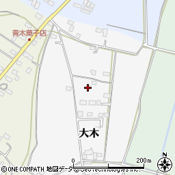 茨城県結城市大木2403-45周辺の地図