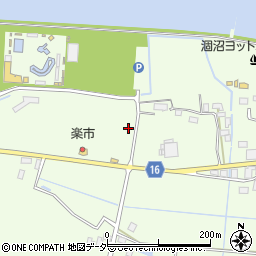 茨城県鉾田市箕輪2720周辺の地図