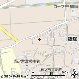 群馬県藤岡市篠塚657周辺の地図