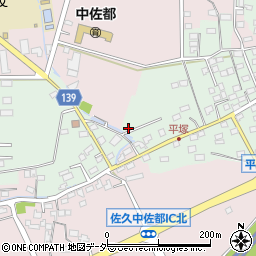 長野県佐久市平塚141周辺の地図