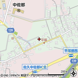 長野県佐久市平塚143-4周辺の地図