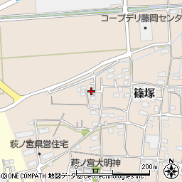 群馬県藤岡市篠塚510-18周辺の地図