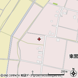 栃木県小山市東黒田74-1周辺の地図