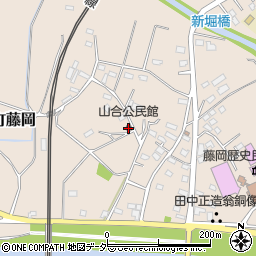 山合公民館周辺の地図