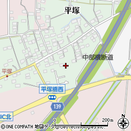 長野県佐久市平塚228周辺の地図
