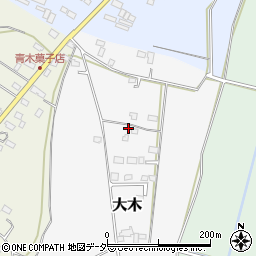 茨城県結城市大木2403-44周辺の地図