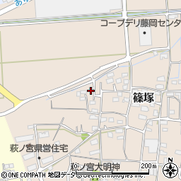 群馬県藤岡市篠塚510-17周辺の地図