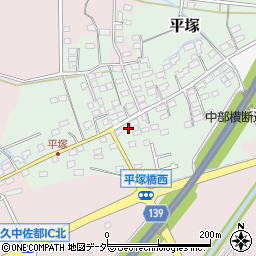長野県佐久市平塚169周辺の地図