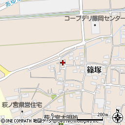 群馬県藤岡市篠塚510周辺の地図