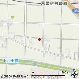 群馬県太田市新田下江田町95周辺の地図