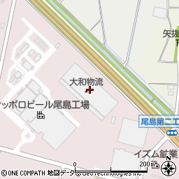 サッポロビール株式会社尾島工場周辺の地図