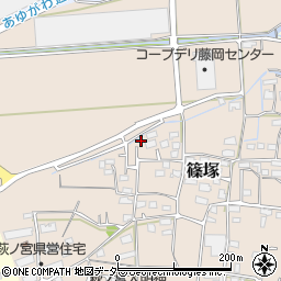 群馬県藤岡市篠塚510-5周辺の地図