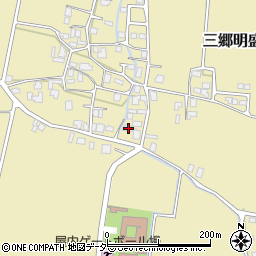 長野県安曇野市三郷明盛4149周辺の地図