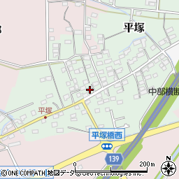 長野県佐久市平塚168周辺の地図