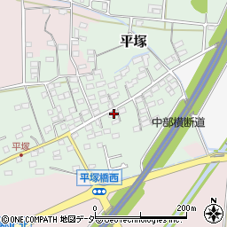 長野県佐久市平塚184周辺の地図