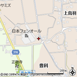 長野県安曇野市豊科419周辺の地図
