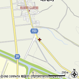 石川県加賀市塔尾町ト周辺の地図