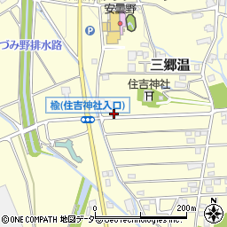 長野県安曇野市三郷温5896周辺の地図