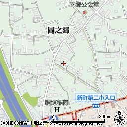 群馬県藤岡市岡之郷821周辺の地図