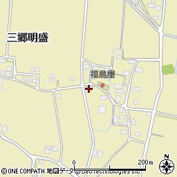 長野県安曇野市三郷明盛4341-2周辺の地図
