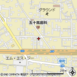 群馬県太田市泉町1347周辺の地図