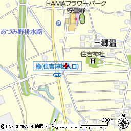 長野県安曇野市三郷温5898周辺の地図
