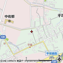 長野県佐久市平塚135-1周辺の地図