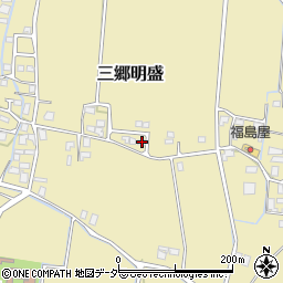 長野県安曇野市三郷明盛4290-14周辺の地図