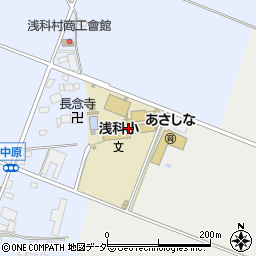 佐久市立浅科小学校周辺の地図
