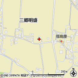 長野県安曇野市三郷明盛4289-1周辺の地図