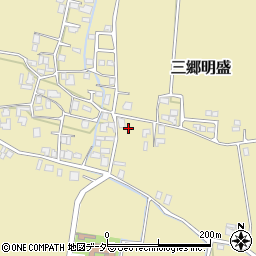 長野県安曇野市三郷明盛4154周辺の地図
