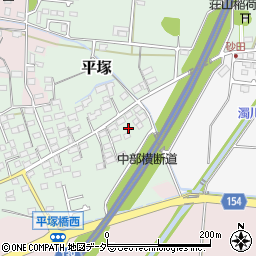 長野県佐久市平塚208周辺の地図