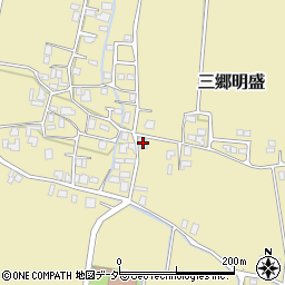 長野県安曇野市三郷明盛4154-3周辺の地図