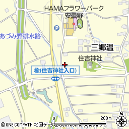 長野県安曇野市三郷温5900周辺の地図