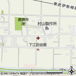 群馬県太田市新田下江田町353-1周辺の地図