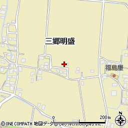 長野県安曇野市三郷明盛4290-8周辺の地図