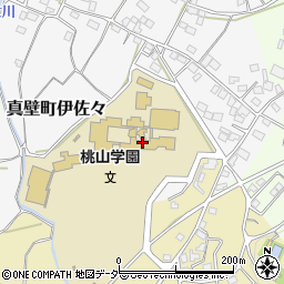 桜川市立桃山学園周辺の地図