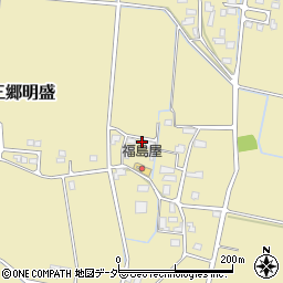 長野県安曇野市三郷明盛4333-3周辺の地図