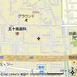 群馬県太田市泉町1365-4周辺の地図