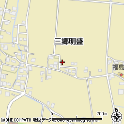 長野県安曇野市三郷明盛4290-5周辺の地図