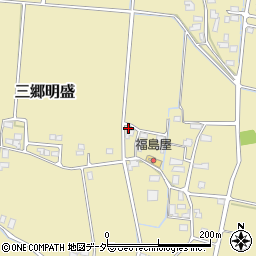 長野県安曇野市三郷明盛4337周辺の地図