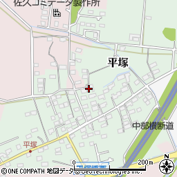 長野県佐久市平塚118周辺の地図