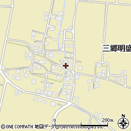 長野県安曇野市三郷明盛4120-15周辺の地図