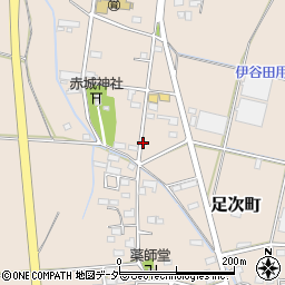 群馬県館林市足次町520-1周辺の地図