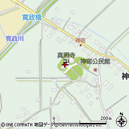 茨城県東茨城郡茨城町神宿434-1周辺の地図